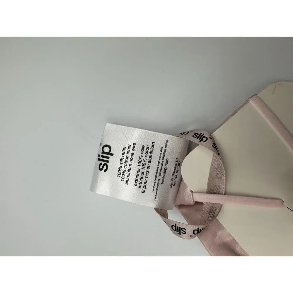 Slip Double Sided Silk Face Covering Pink Face Mask